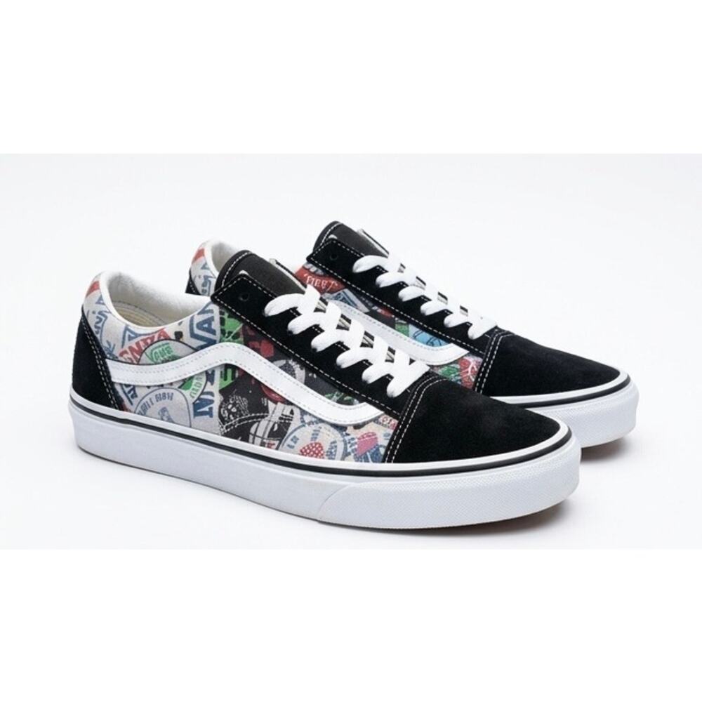 Vans Off The Wall Old Skool Suede Canvas Low Top Sneakers Womens Size 8